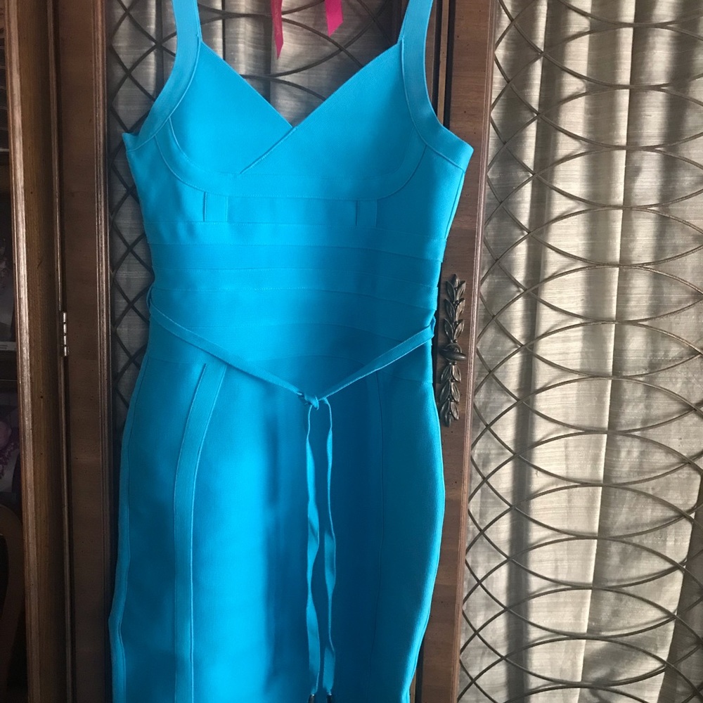 Blue Bandage Dress